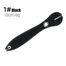 10pcs 10cm 6g Loach Fishing Lures Artificial Soft Baits (White + Mixed) Newly