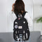 #A Casual Backpack Large-capacity School Backpacks Pompom Zipper for Outdoor S