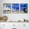Canvas Paint By Numbers Blue Tree Oil Hand Painted Drawing Kit Home Decoration