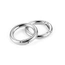 2pcs 2cm Circle O Ring Connection Alloy Metal Bags Belt Buckles DIY Accessori