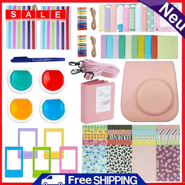 Accessories Kit for Instax Mini 11 Camera Bag with Shoulder Strap Photo Album