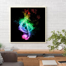 Rhythmic Note Diamond Painting Kits Full Square Drill Home Wall Art Decor