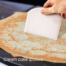 Plastic Dough Scraper Cutter Pizza Smooth Cake Spatula Kitchen Baking Tools