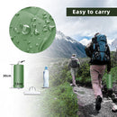 Outdoor Sleeping Pad Built-in Foot Air Pump Inflatable Mattress (Green) Newly