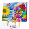 Frameless Cat Sunflower Oil Paint By Numbers DIY Handmade Drawing On Canvas Kit