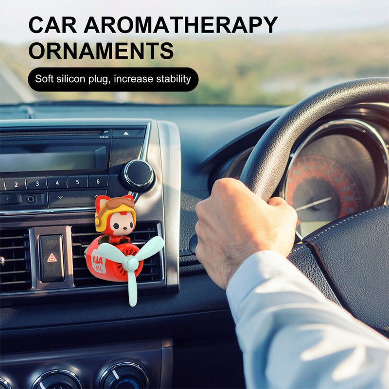 Car Air Freshener - Car Diffuser Air Vent Aromatherapy with Refill Pads (B)