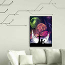 5D DIY Diamond Painting Colorful Moon Full Round Drill Mosaic Picture Kits