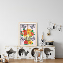 Diamond Painted 5D DIY Lamp and flower Partial Special Rhinestone Set