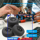 #A 4pcs 105mm Wheel Tire Rc Accessories Rim Tires Kit for Rc Traxxas Slash Hsp H