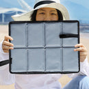 Waterproof Beach Camping Seat Mats Foldable Outdoor Sitting Pad (Grey) Newly
