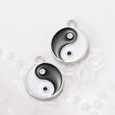 Pendant DIY Tai Chi Charms Yin Yang Pendant White Black Jewelry Accessories