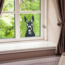 Animal Fence Metal Peeping Silhouette Donkey Cow Standing Art Statues (A) Newly