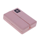 7 Grids Weekly Pill Box Magnet Lid Tablet Storage Box Pill Splitter (Pink)