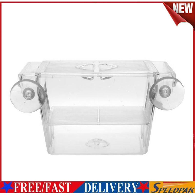 Transparent Aquarium Breeder Hatchery Box Fish Tank Isolation Box Incubator