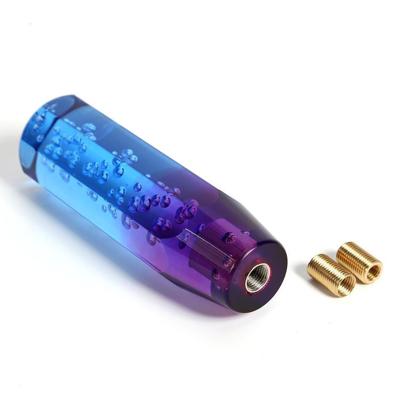 Universal Car Gear Shift Knob Octangle Crystal Bubble Manual Gear Stick Shifter