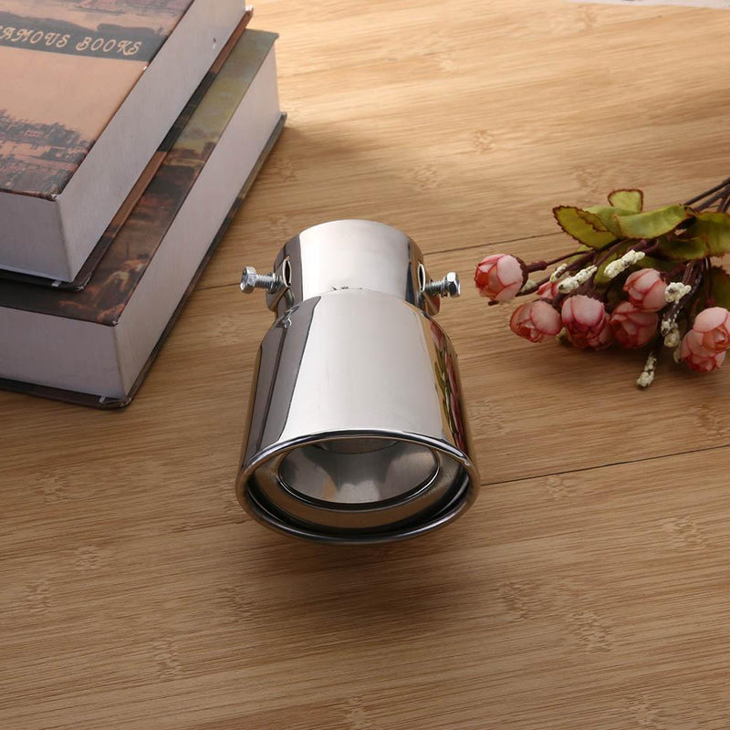 Stainless Steel Car Tail End Pipe Exhaust Muffler Tip for 1.5-2.2L Cars Newly