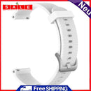 Soft Silicone Sports Adjustable 18mm Solid Color Watchband Wrist Strap Bracelet