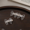 Women Girl Hair Accessories Small Bow Cute Hair Claw Hair Clip Bangs Hairpins