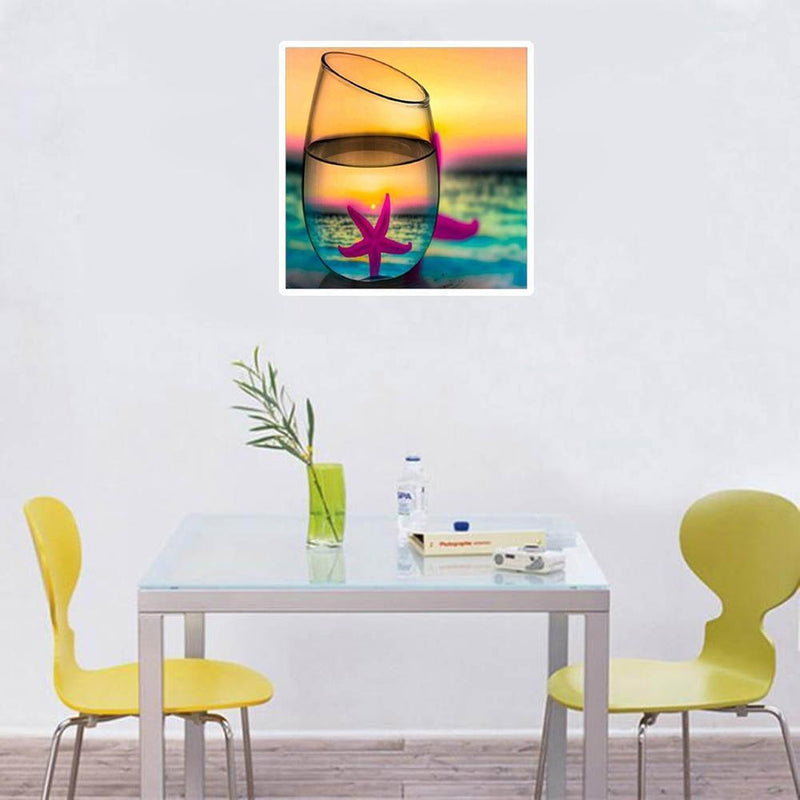 Cup Sunset Stars 5D DIY Diamond Painting Embroidery Cross Stitch Home