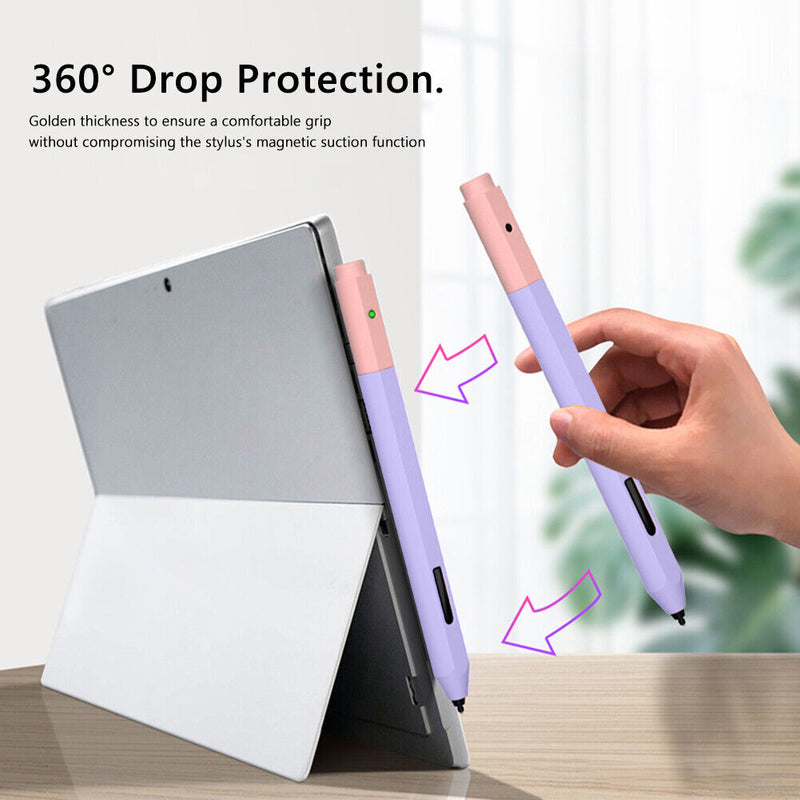 Stylus Protective Cover Non-slip Sweat-proof Tablet Pen Protector (Purple)
