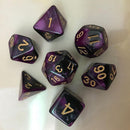 7cps 6 Set Multi Sided Digital Dices Colorful Acrylic Accessories for Board Game