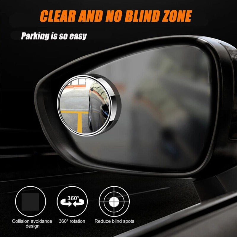 2pcs Car-styling Vehicle HD Driving Safety Rearview Auxiliary Blind Spot Mi