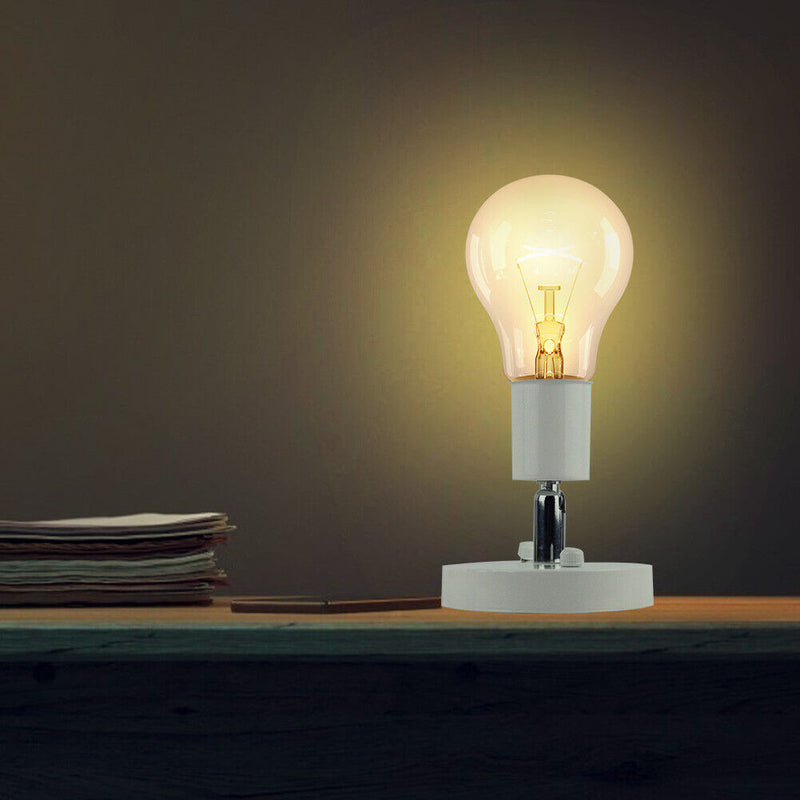 E27 Lamp Holder Retro Metal Lamp Socket 180 Rotating Wall Lights Base (D) Newly