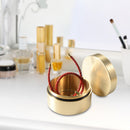 Brass Seal Cabin Medicine Drug Metal Jewelry Storage Cases Pill Holder (L) Newly