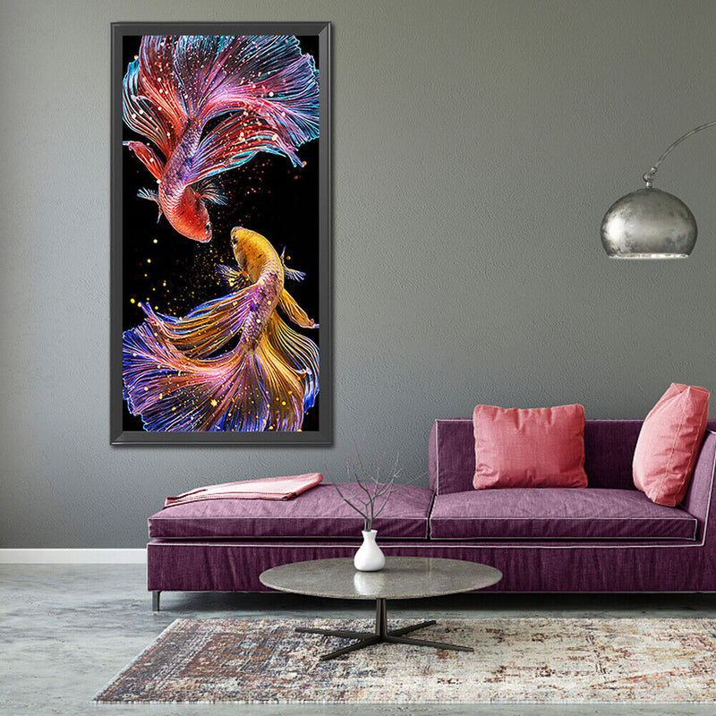 5D Diamond Painting Full Square Drill Koi Picture Rhinestone