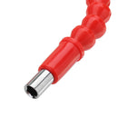 Flexible Shaft Electric Screwdriver Drill Bit Extension Rod (Red 295mm) Newly
