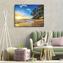 Painting By Numbers Kit DIY Beach Sunrise Canvas Oil Art Picture Home Decor