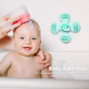 Sucker Finger Spinning Rotating Toys Kids Bathing Soothe Emotions Toys for Ba