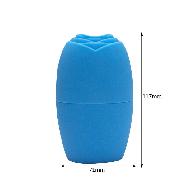 Silicone Ice Ball Face Massager Skin Care Lifting Contouring Tools (Blue)