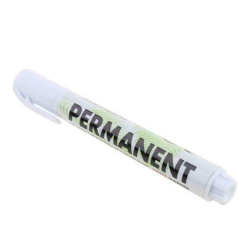 White Plastic Paint Graffiti Marker Pen Oil Gel For School Waterproof A8J1
