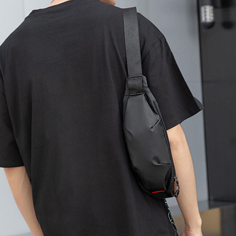 Men Fashion Shoulder Bag Mini Small Mobile Phone Pouch for Running Travel S
