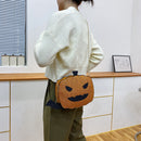Fashion Funny Pumpkin Shape Chain Purse Handbag Women Glitter Crossbody Bags