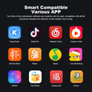 100W Portable Professional Karaoke Dual Microphone Bluetooth-compatible Spe