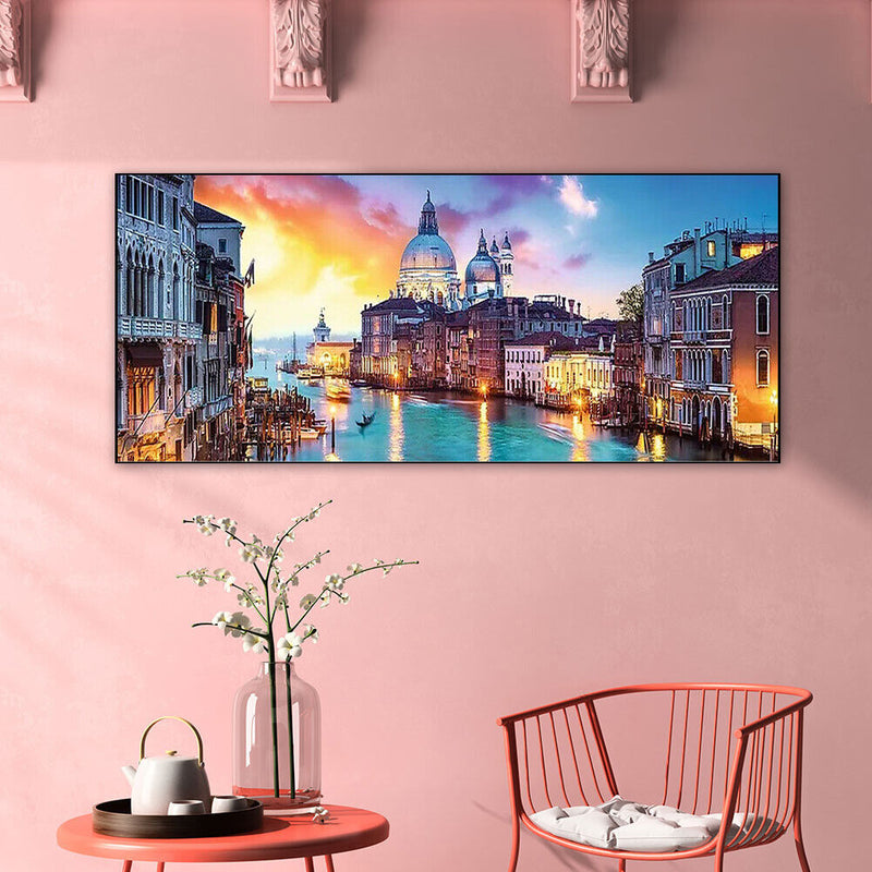 DIY HandPainted Landscape Paint by Number Kits Colouring Artcraft for Prese