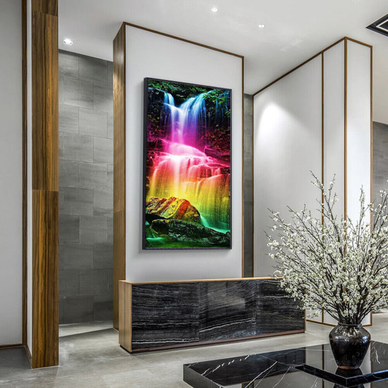 5D DIY Full Round Drill Diamond Painting Waterfall Embroidery Art (L2114)
