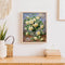 30x40cm White Rose DIY Paint By Numbers Oil Painting Kit Canvas