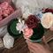 Green Round Wet Floral Foam Flower Arrangement Kit with Bowl for WeddingS NEU