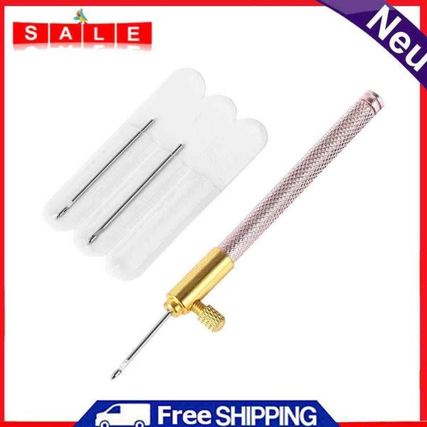 Household Knitting Wood Handle French Style Reverse Embroidery Sew Tool for Gift