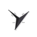 Modern Triangle LED Wall Lamp Nordic Indoor Room Decor (Black Warm Light) Newly