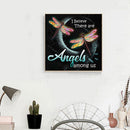 5D DIY Full Drill Diamond Painting Dragonfly Embroidery Mosaic Kit Needlework