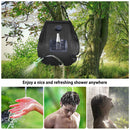 Outdoor Camping Water Storage Bag Portable Solar Shower Bath Bags (Black) Newly