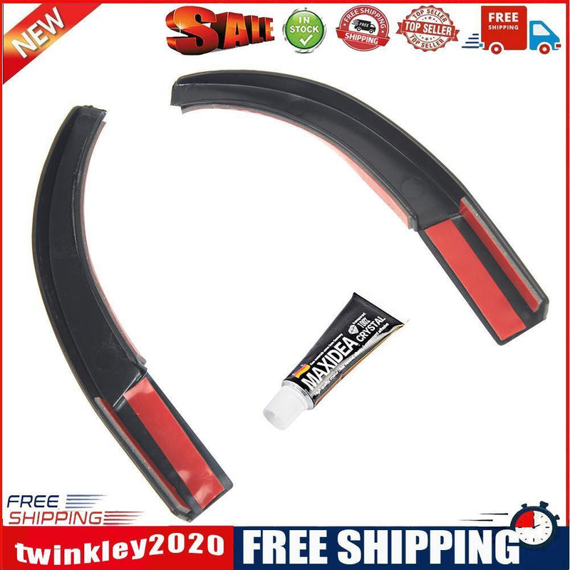 1 Pair Drip Rail Extension Hardtop Rain Diverter for Jeep Wrangler JL 18-21