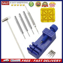 11x Watch Link Pin Remover Back Case Opener with Hammer Adjuster Repair Tool Kit