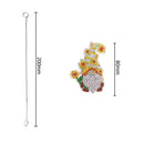 Diamond Drill Rainbow Collection Hang Crystal Prisms Wind Chime (Gnome) Newly