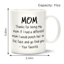 Ceramic Water Cup Handle DIY Thanks for Being My Mom Breakfast Milk Mugs