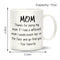 Ceramic Water Cup Handle DIY Thanks for Being My Mom Breakfast Milk Mugs